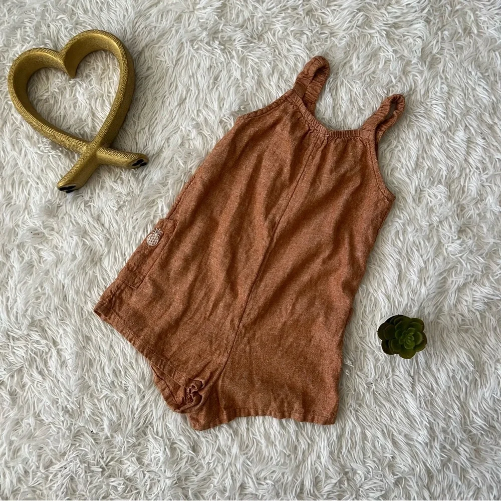 Wonder Nation Brown Jumpsuit Classic Design - Picture 2 of 5